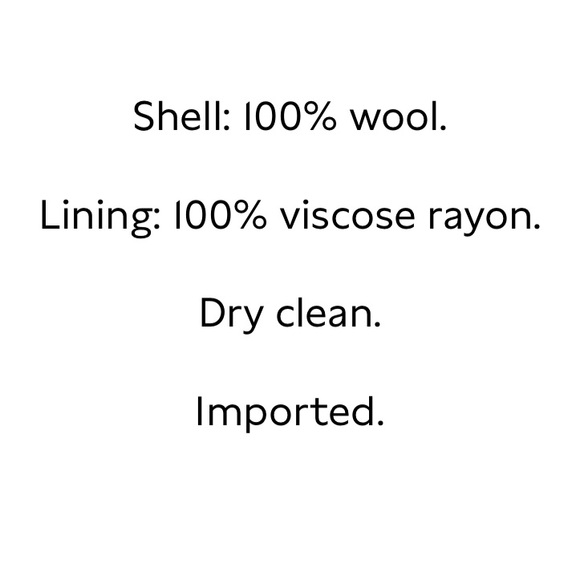 Banana Republic Italian wool midi Navy Pinstripe pencil Skirt 10 - Picture 14 of 14